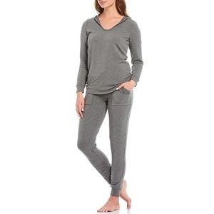 SZ XL 14 Barefoot Dreams Malibu Luxe Brushed Jersey Coordinating Lounge Hoodie